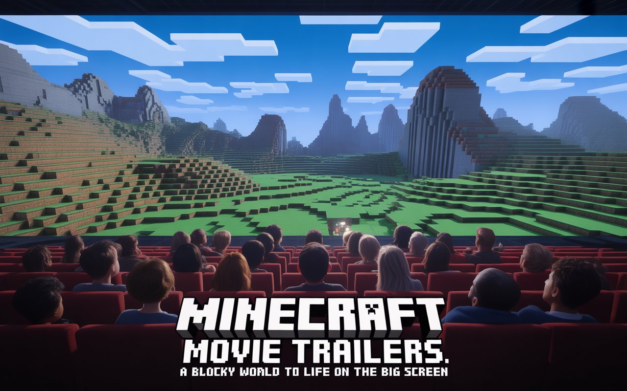 minecraft movie trailers